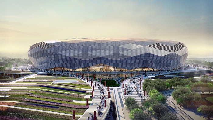 Voetbalstadion in Qatar niet op tijd gereed voor WK voor clubs